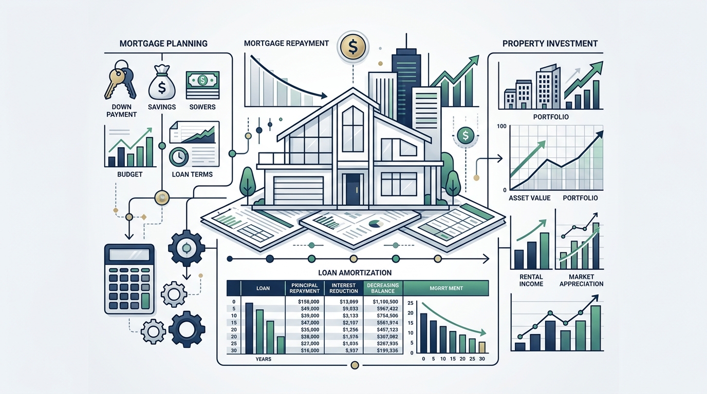Mortgage amortization and debt payoff
